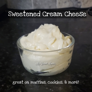 sweetened cream cheese - Mrs. Dessert Monster